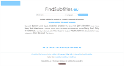 Desktop Screenshot of findsubtitles.eu
