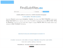 Tablet Screenshot of findsubtitles.eu
